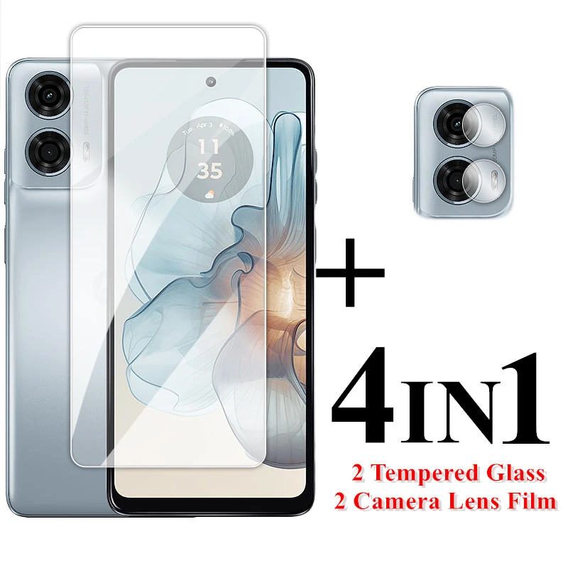 

Защитное стекло для Motorola Moto G24 Power, 6,56 дюйма, прозрачная Защита экрана для Moto G84, G54, G34, G14, G04, G24, мощное закаленное стекло