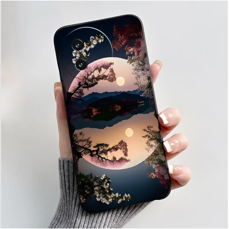 Stylish Black Love Shockproof Silicone Phone Case