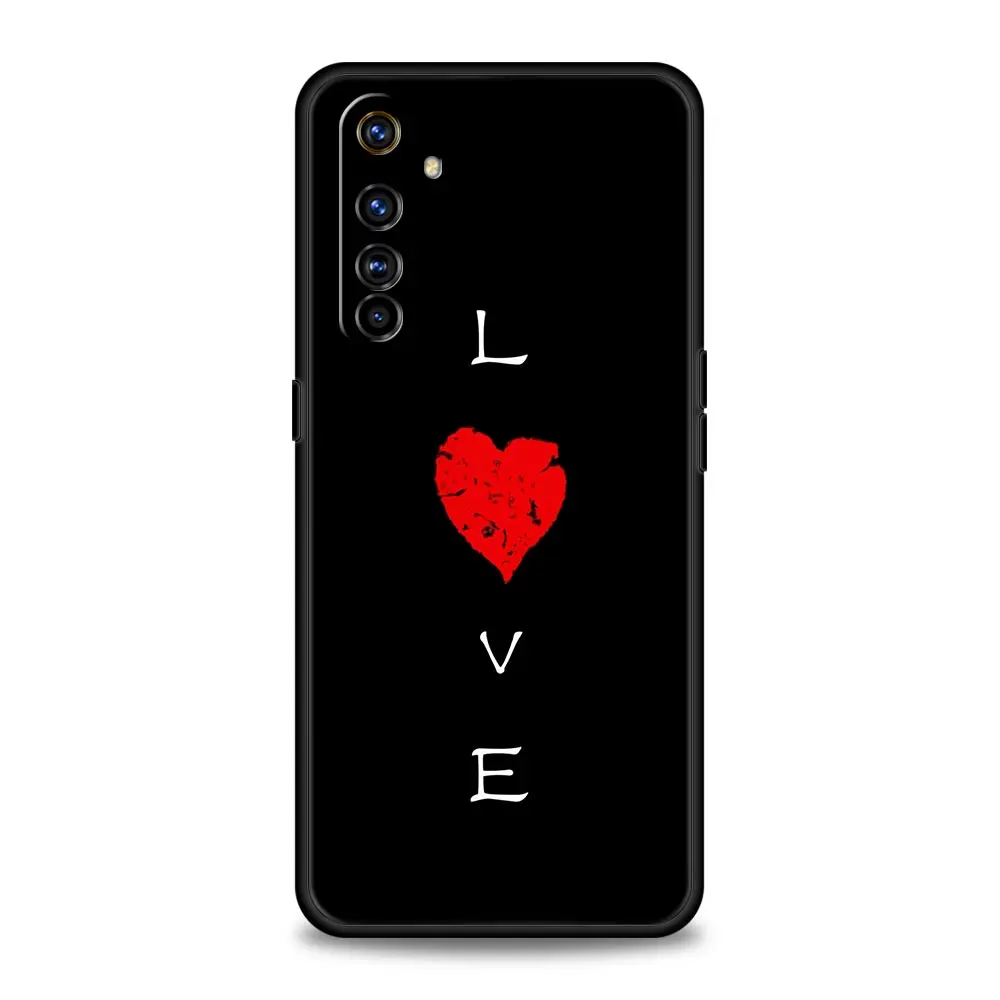 I Love You Pink Heart Soft Phone Case