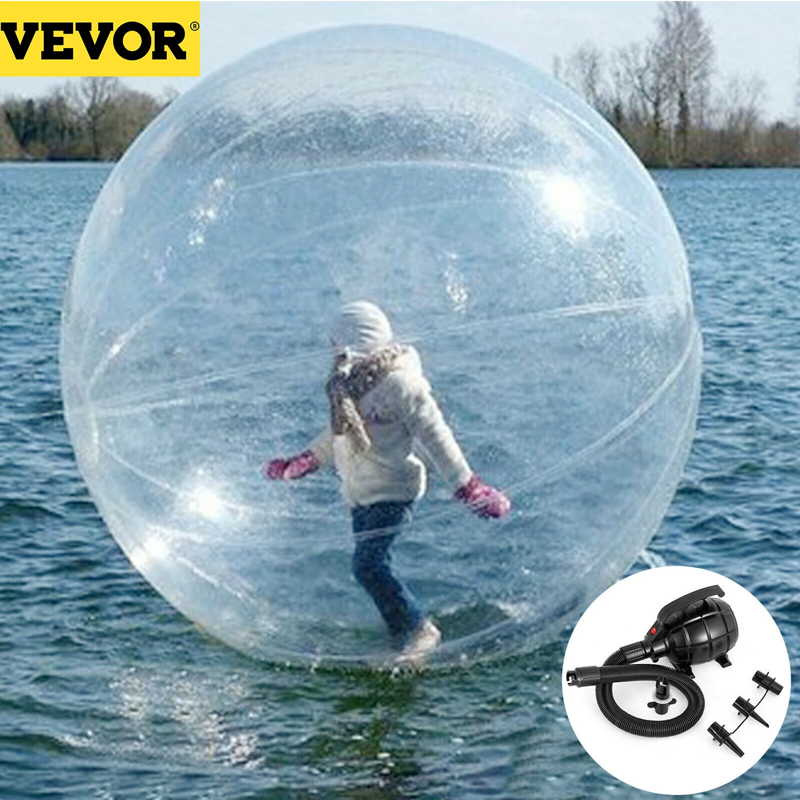 Vevor 2m Water Walking Roll Ball 