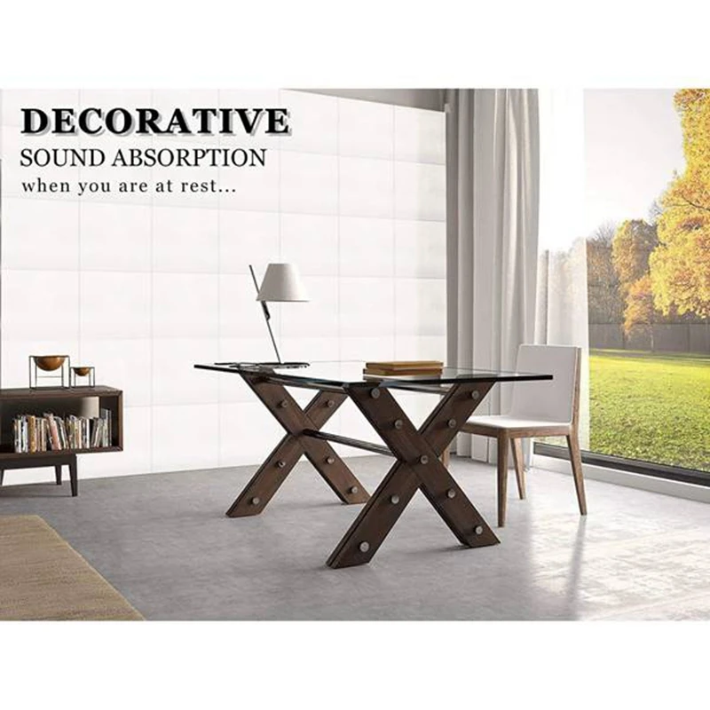 branca decoração e tratamento acústico, 12 PCs