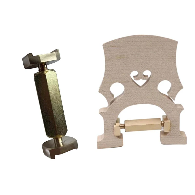 Cello Bridge Foot Support Metal Cello Bridge Brace Foot Support Holder Cello Making Repair Tools Accessory