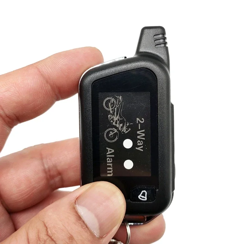A Set 2 Way Anti-theft Alarm Systems Warning Alarm with Remote Control for Motorcycle Theft for Protection