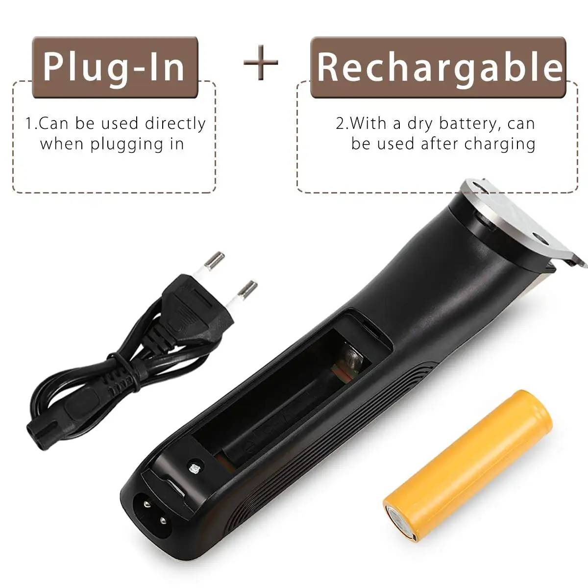 Description Picture 6 of itemMen's Precision Cut Hair Clipper Cordless Rechargeable Shaver Trimmer Razor Haircut Electric Beard