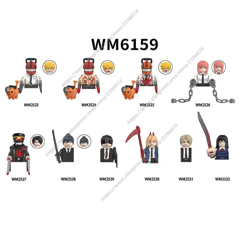

New movie Halloween Figures Building Blocks toys WM6159 WM2523 WM2524 WM2525 WM2526 WM2527 WM2528 WM2529 WM2530 WM2531 WM2532