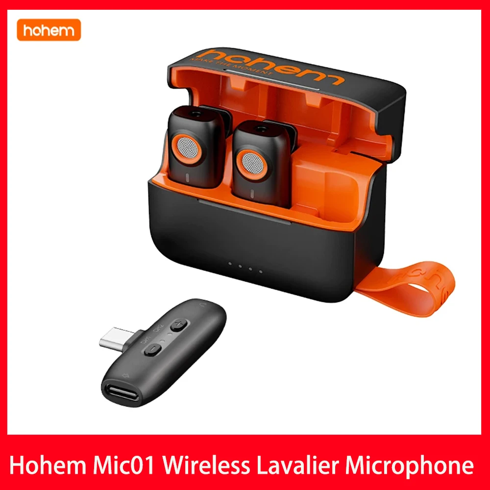 hohem-mic-01-wireless-lavalier-microphone-noise-canceling-recording-mic-for-iphone-android-for-vlog-interview-live-streaming