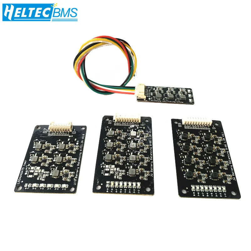 Equilíbrio Li-ion Lifepo4 Bateria de Lítio Equalizador Ativo Balanceador de Transferência de Energia Bms 3s 5s de 4s 6s 7s 8s 10s 13s 14s 16s 24s 1.2a