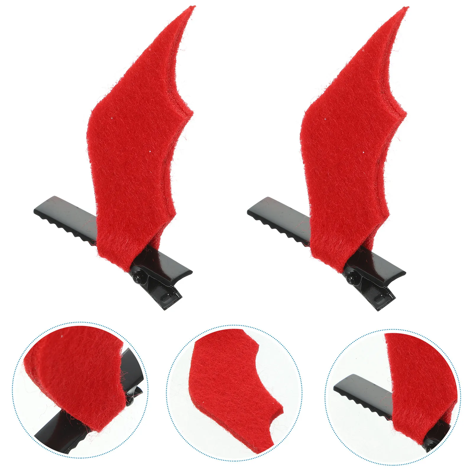 3 쌍 할로윈 박쥐 머리핀 여성용 박쥐 날개 헤어 클립 코스프레 파티 축제 고딕 카와이 헤어 액세서리