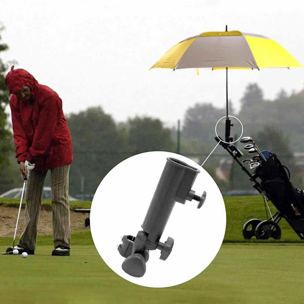 Umbrella Storage Stand Multifunction Trolley Umbrella Rack Adjustable Angle Mounting Device for Bike Cart Baby Pram