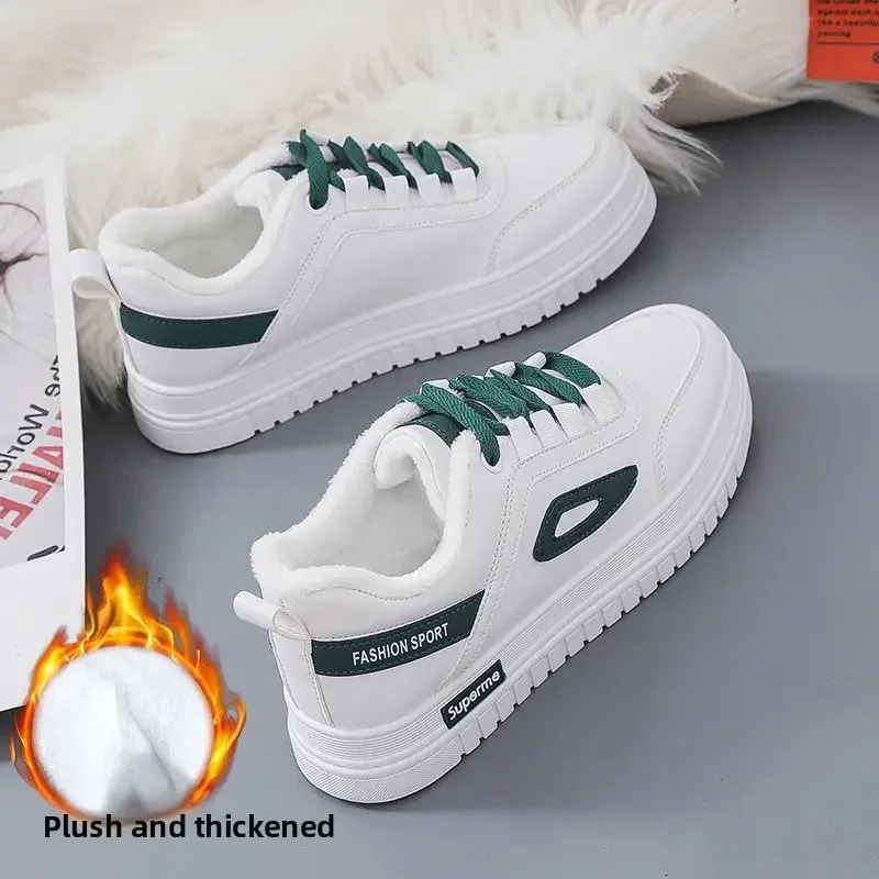 Green cotton-padded warm cotton-padded shoes 203-1