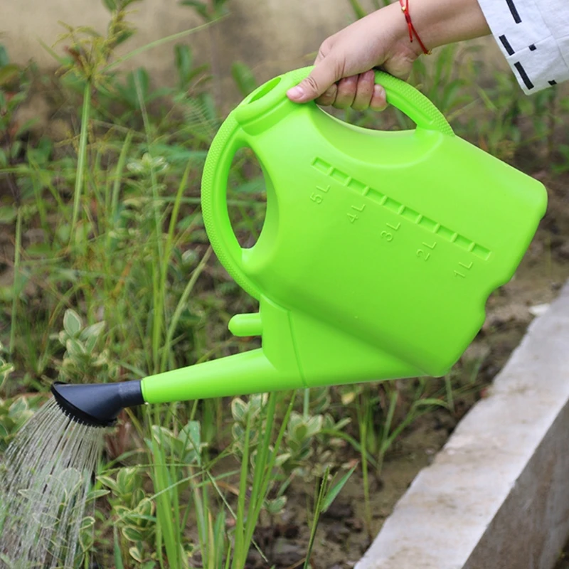 Garden Watering Can with Long Mouth Handle Large Capacity Watering Kettle Sprinkler for Indoor Outdoor Flower Plant Supply watering can garden tools