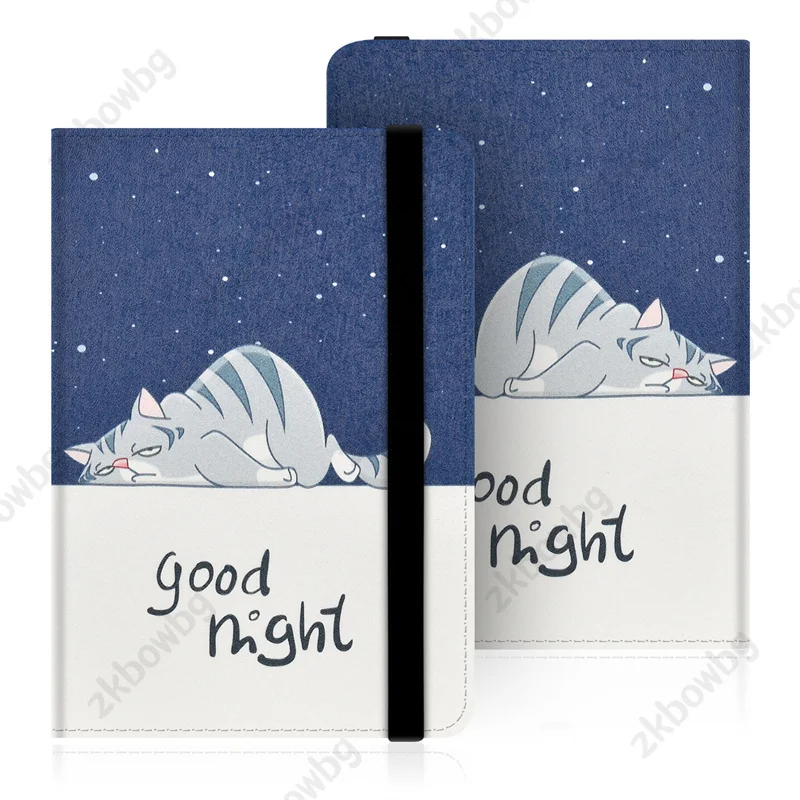 Universal EReader Cover with Hand Strap - Cute Case