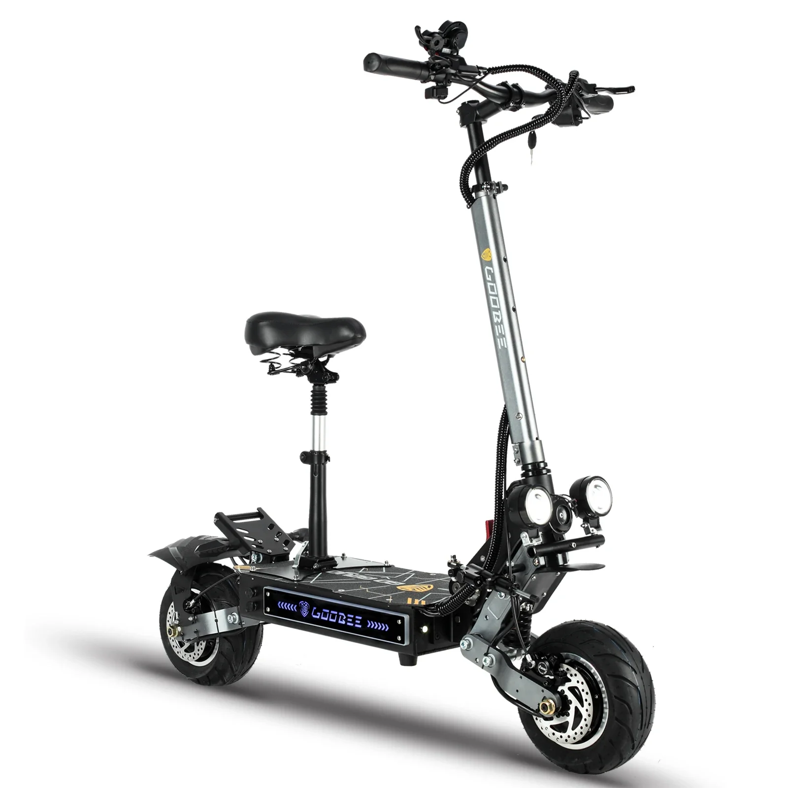 ZonDoo Pro 11Inch Electric Scooter 60V 6000W 38AH Dual Motors 95KM/H Max Speed 90 110km Max mileage