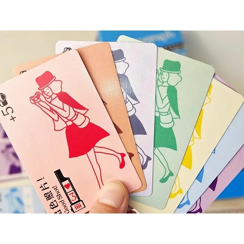Photograph English Board Game 2Players Family/Party Funny Table Game Friends Entertainment Strategy Cards Game