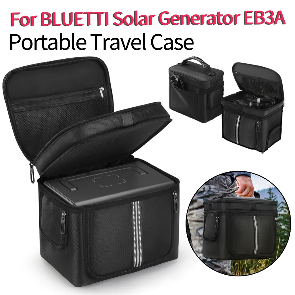 Tragetasche Für BLUETTI EB3A Powerstation - Wasserdicht Mit Zubehörfach