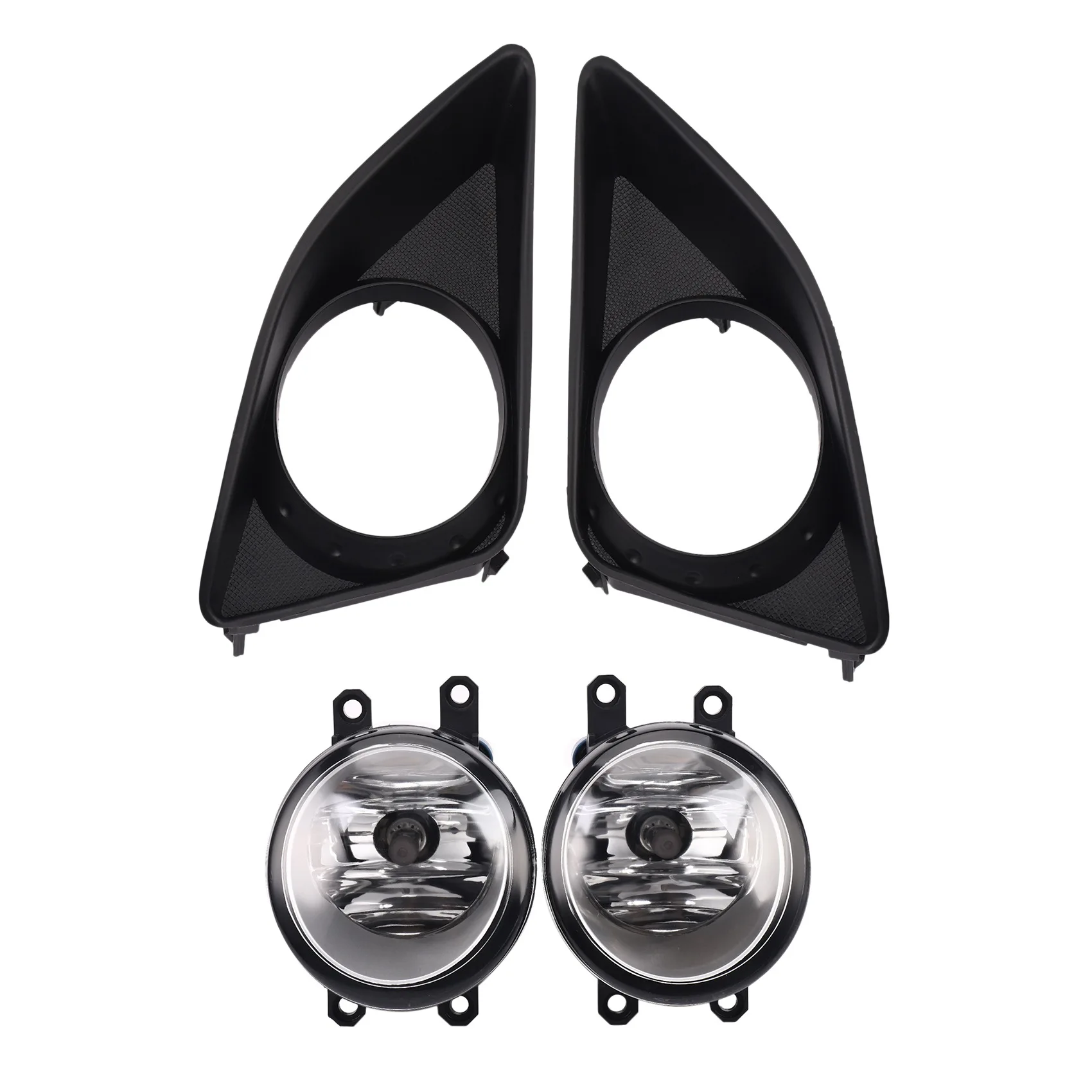 

Front Right/Left Fog Light Lamp + Grille Cover Bezel Driving Fog Lights-Switch -Wiring Kit for Toyota Corolla 2009 2010