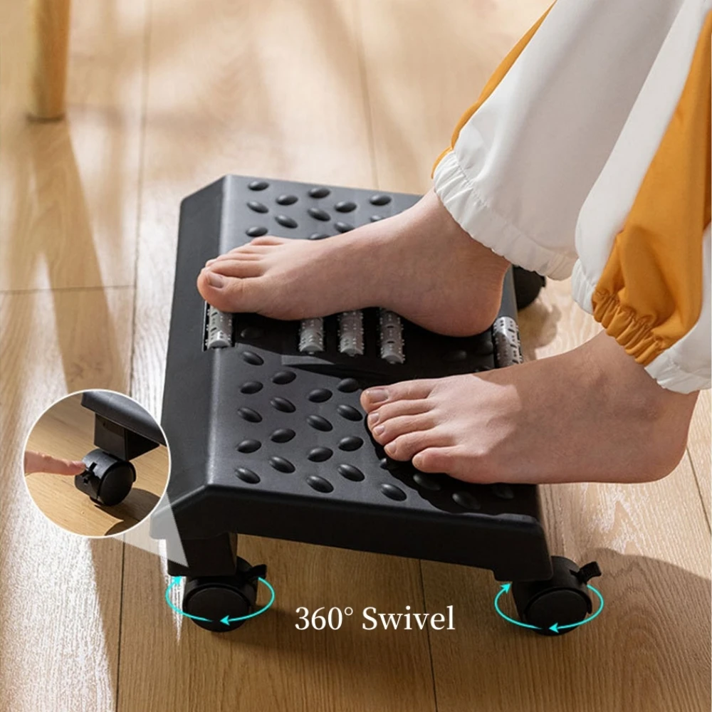 

Съемные массажные подставки для ног, пластиковый нескользящий стул для нижнего стола, Домашний Детский Эргономичный Подставка для ног