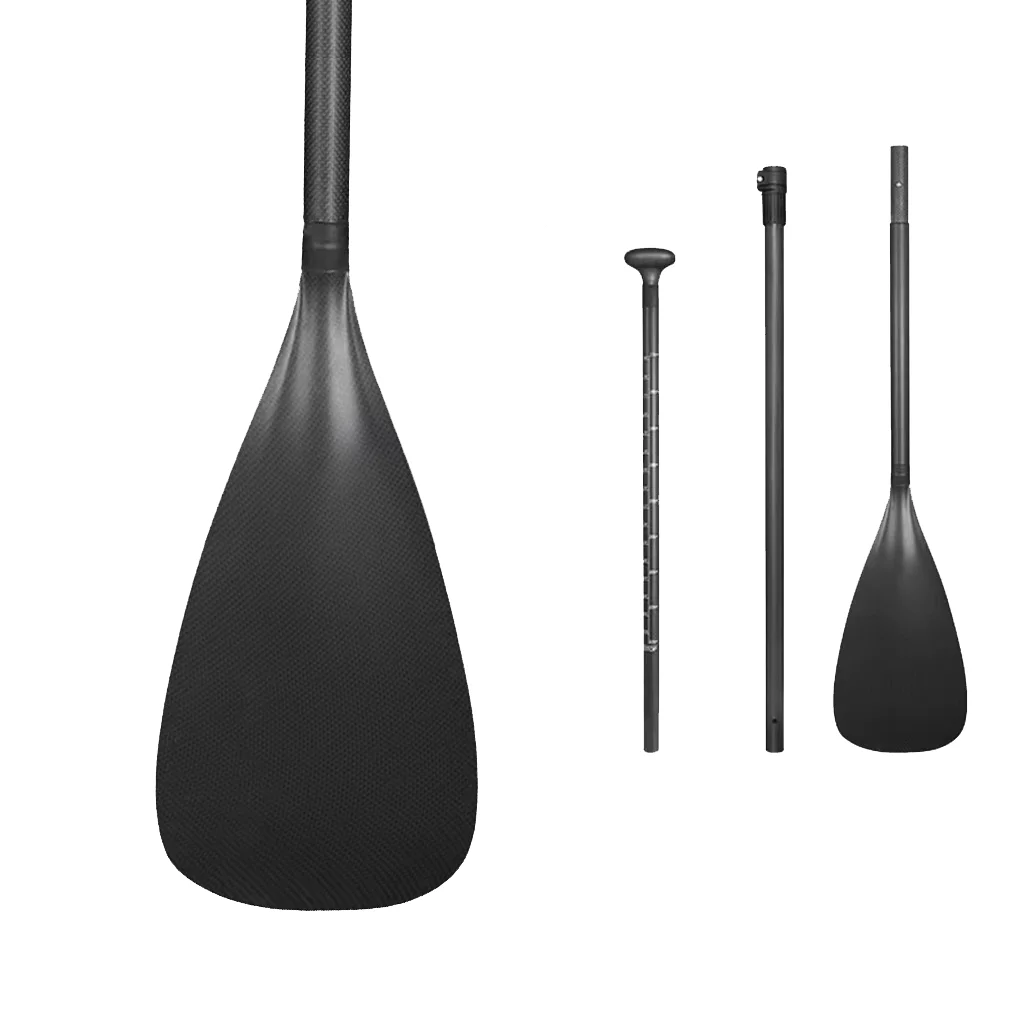 Sup paddle carbon fiber paddle surfboard adjustable three section semi