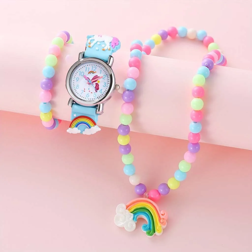 Kegllect New Kids Quartz Watch Cute Fashion Colorful Creativity Silicone Unicorn  Ideal Gift for Gifts 3
