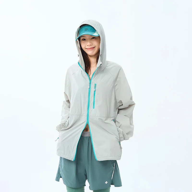 Lightweight Hooded Hiking Windbreaker Jacket for Trail Wear