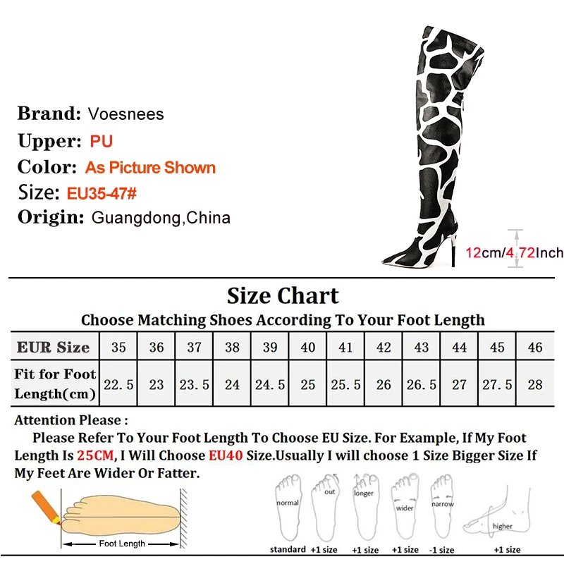 2025 New Women Sexy Thigh Boots Back Zipper Soft Leather Over-the-Knee Long Shoes 12CM High Heels Autumn Winter Boots Size 35-47