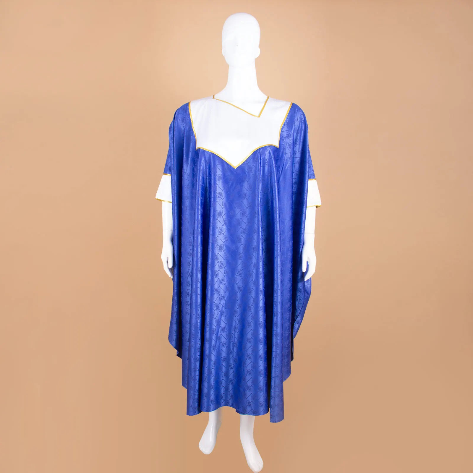 APTX African Abaya for Women Half Sleeves Ankle Length Daily Casual Wear Polyester Material T2225001