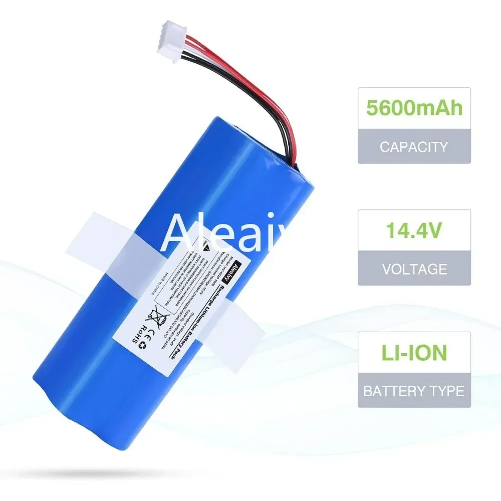 

Запасные аккумуляторы для робота-пылесоса Ecovacs Deebot X1 Ozmo T5 T8 T9 6800 DX9G DX93 DX96, 14,4 мАч, 950 в