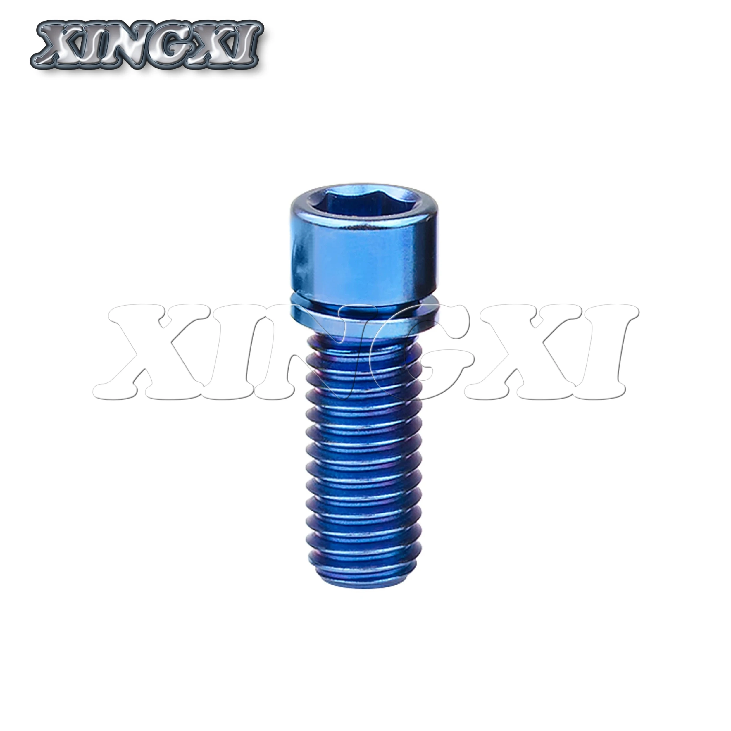 Vite a brugola in alluminio da 10 pezzi M3 M4 M5 M6 Bulloni a testa esagonale in alluminio colorato-M6x20,Oro