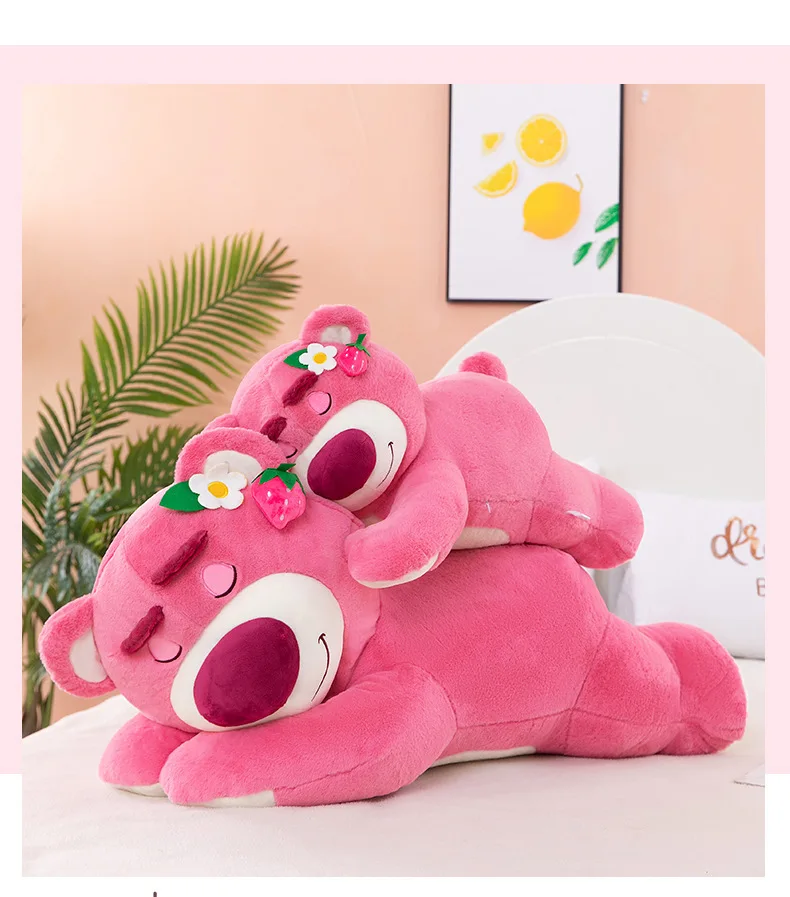 Peluche Ours Fraise Enfant