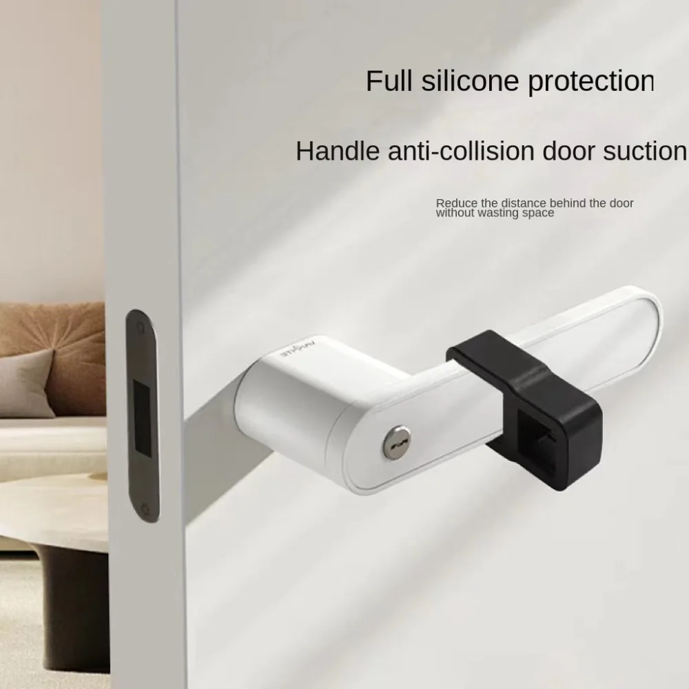 2PCS New Silicone Door Handle Crash Pad Wall Protectors Furniture Fittings Door Stopper Anti-damage Doorstop door stopper silicone door stopper door stopper bumpers silicone rubber bumpers