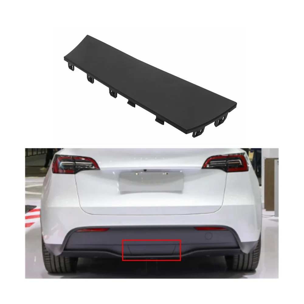 

Для 2020-2023 Tesla Model Y Автомобильный задний бампер буксировочный крюк крышка прицепа крышка буксировочного Сцепа чехол 1494009-00-B