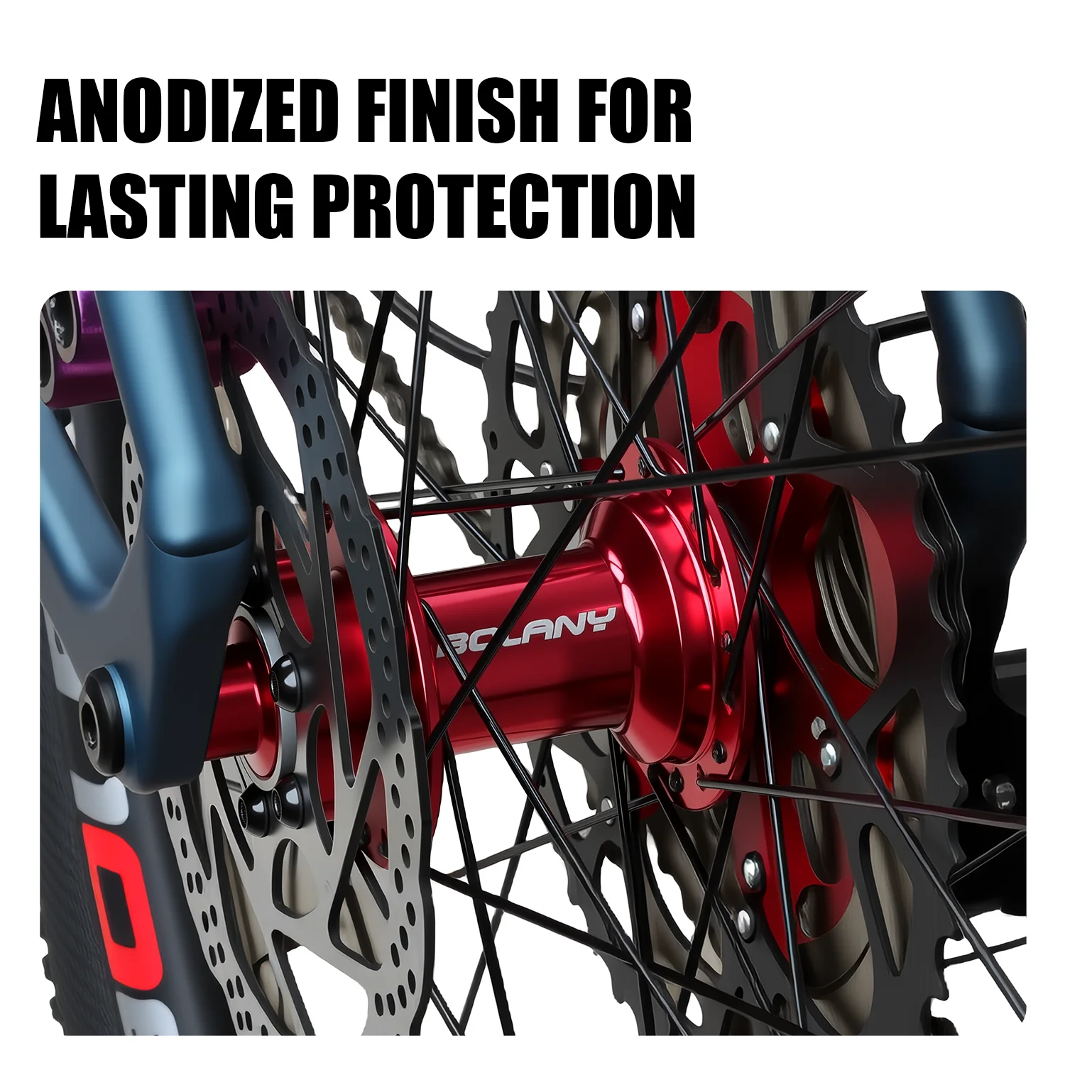 BOLANY 120クリックMTBブーストハブ 4ベアリング 32穴 HG/MS/XD対応