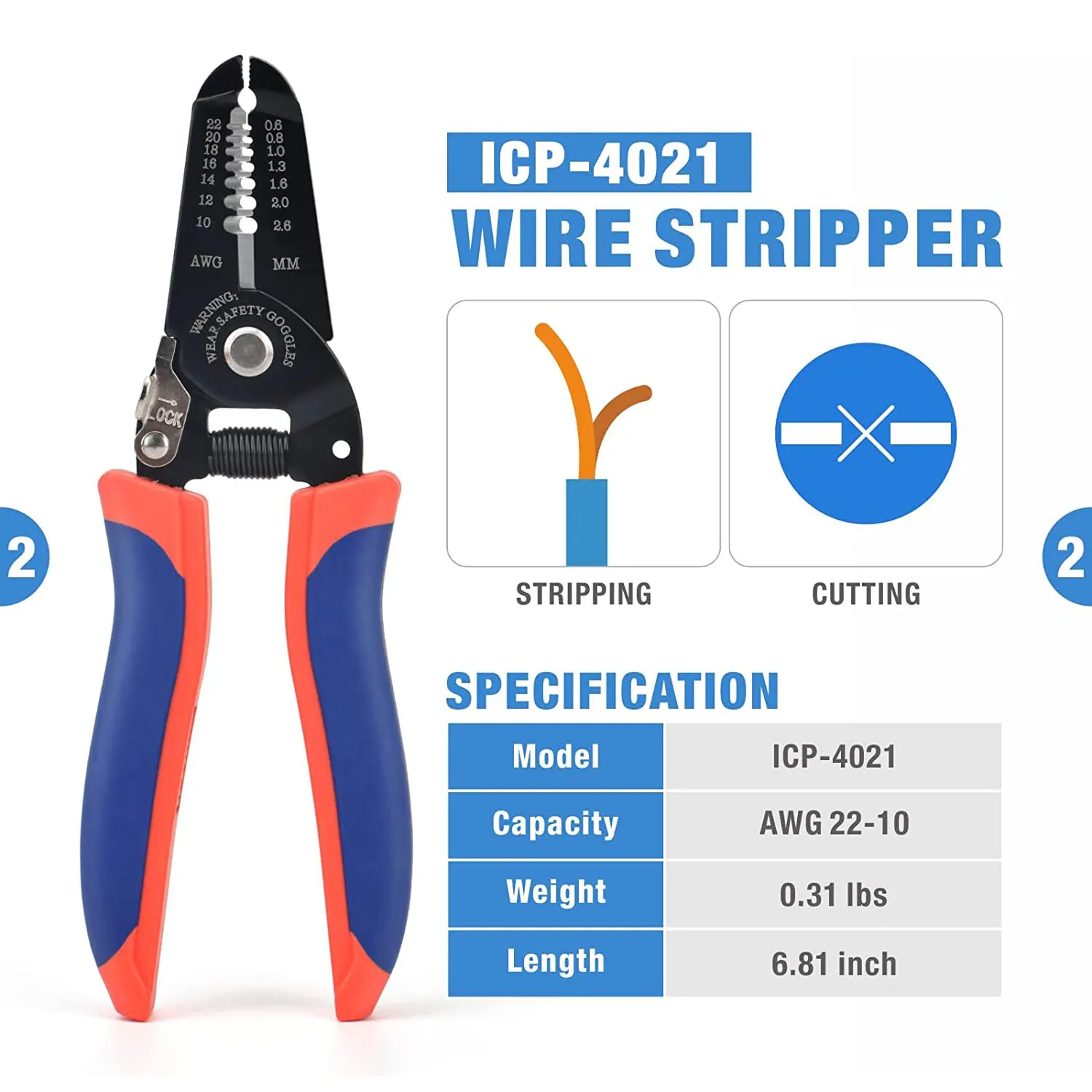 IWISS Quick Change Ratcheting Wire Crimper Tool Set for Insulated, Heat Shrink, Non-Insulated Terminals, Battery Cable Lugs ect.