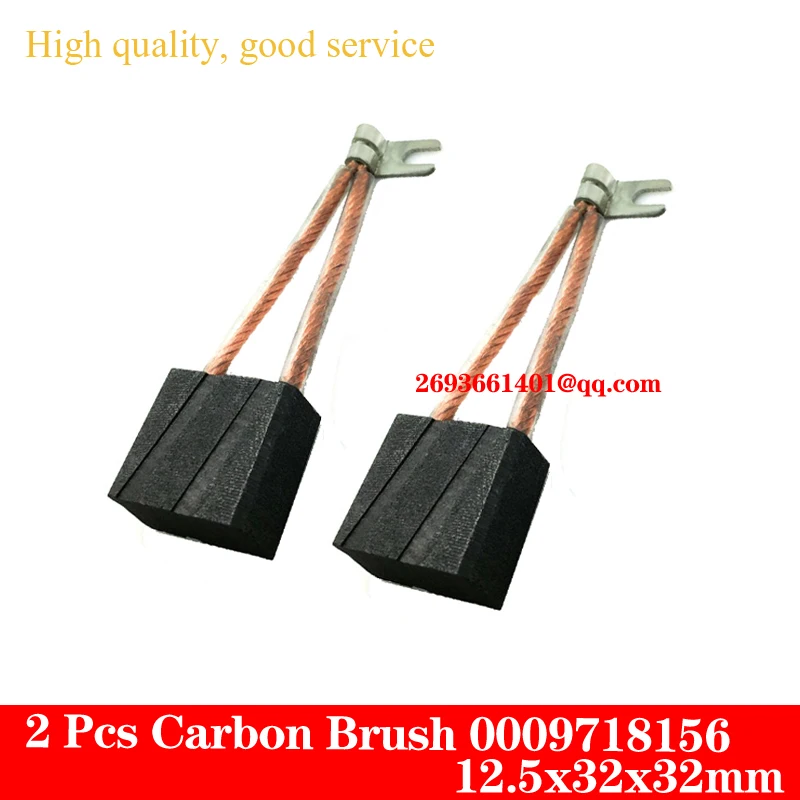 2 Pcs Forklift Parts 0009718156 Carbon Brush 12.5x32x32mm For Linde.