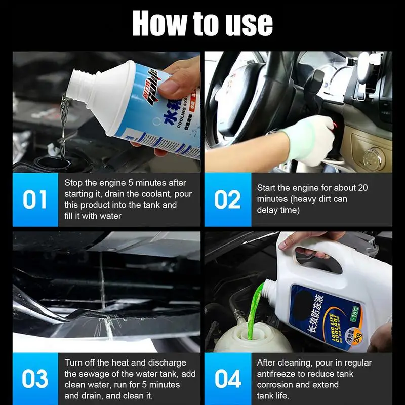 354ml Auto Long-lasting Cleaner Agent Car Detailing Radiator Cleaning Fluid  Car Detailing Supplies Radiator Cleaner Accessories - AliExpress