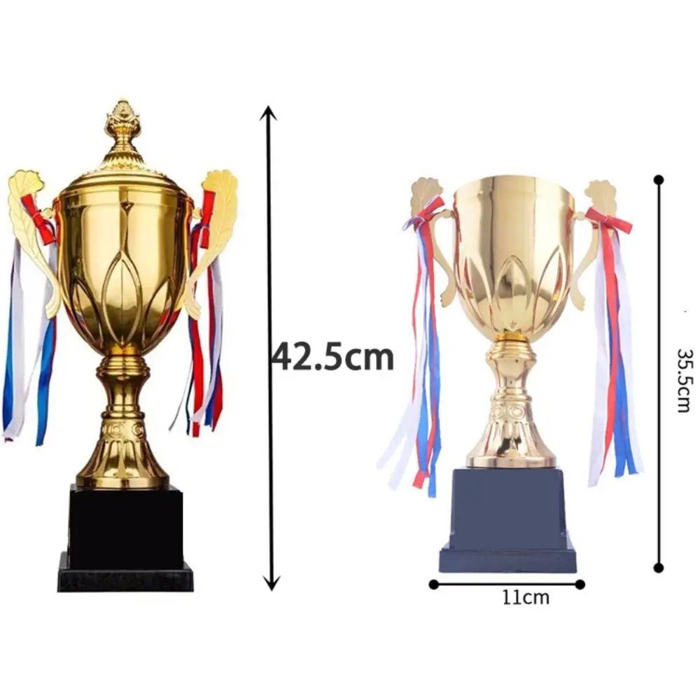Gold Silver Bronze Awards Trophy Sports Games Metal Model Small Prize Cup Champion Soccer Competition Winner Award Trophy Toy