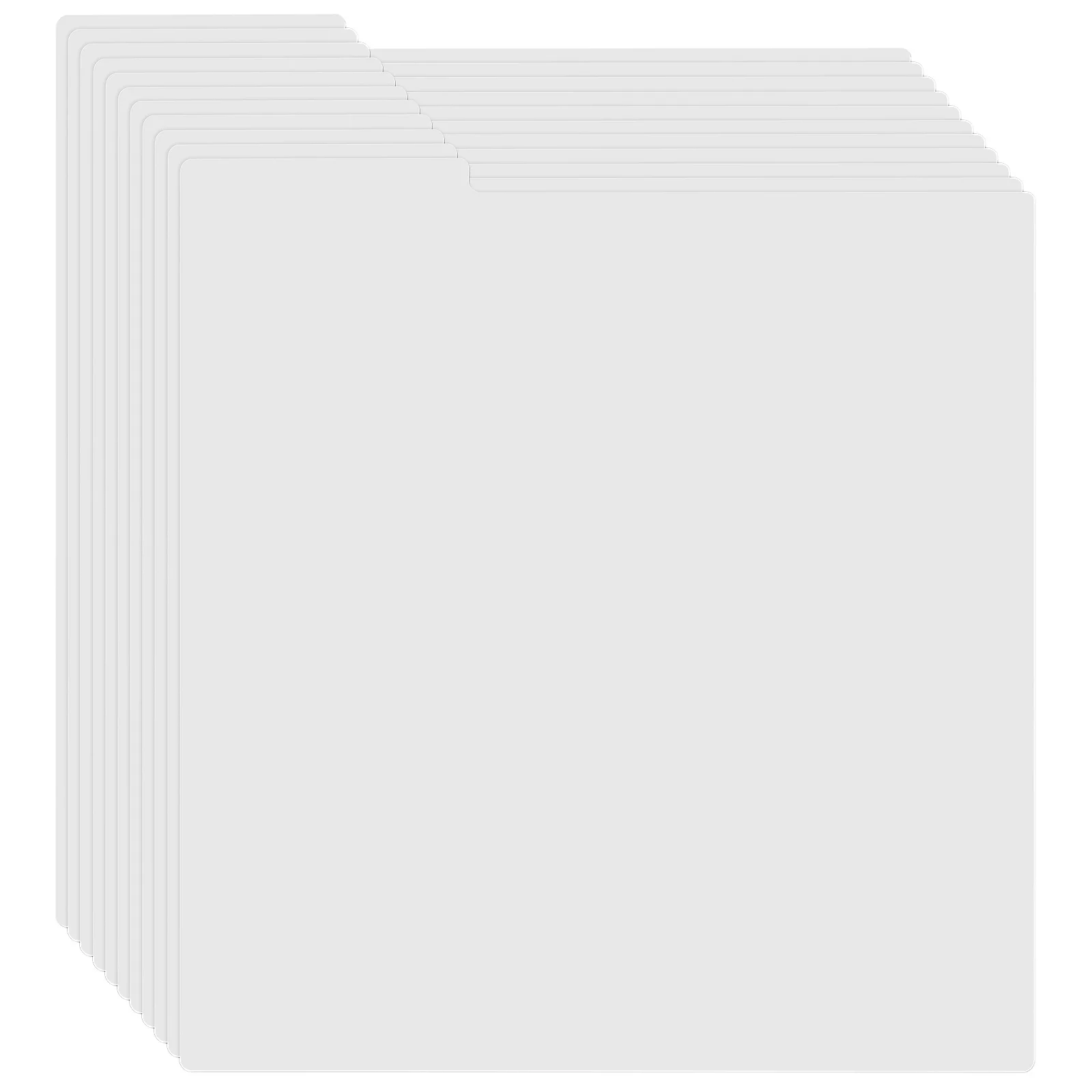 10 Pcs Record Separator Dividers Envelope Book Index Cards Vinyl Records Album Storage Pp Shelf Organizer Tabs Organization record storage organizer