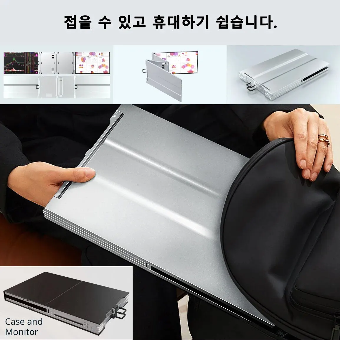 XIANWEI ޴   ũ 400 Ʈ, USB-C IPS ̽   ÷, 14-16 ġ Ʈ , 14 ġ, 1200P