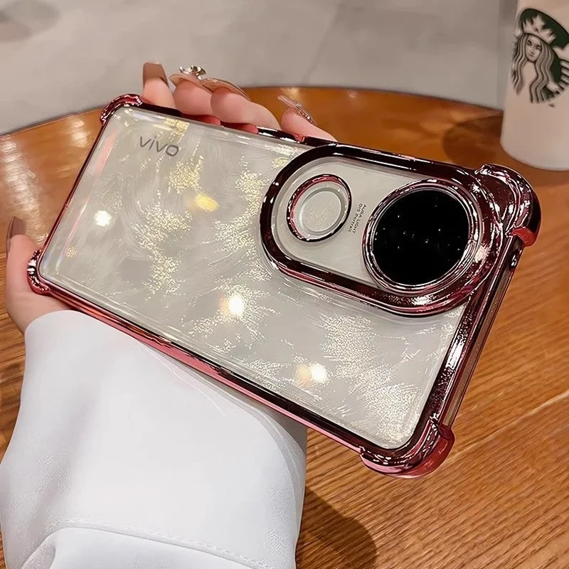 Transparent Silicone Shockproof Bumper Phone Case with Camera Protection