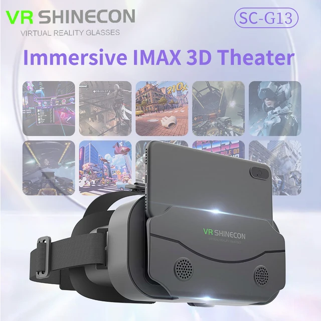 VR Glasses Virtual Reality Headset Viar Devices Helmet 3D Lenses 2