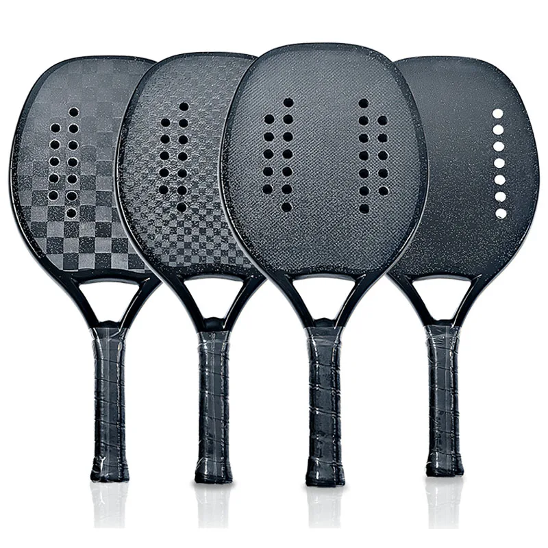 Tennis racket HOOWAN Blackshark beach tennis racket carbon professional racket beach tennis 22mm rough surface with cover