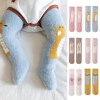 Floor Socks Warm-keeping Super Soft Cartoon Pattern Feet Warmer Newborn Knee Long Cartoon Socks Baby Socks for Dorm 6