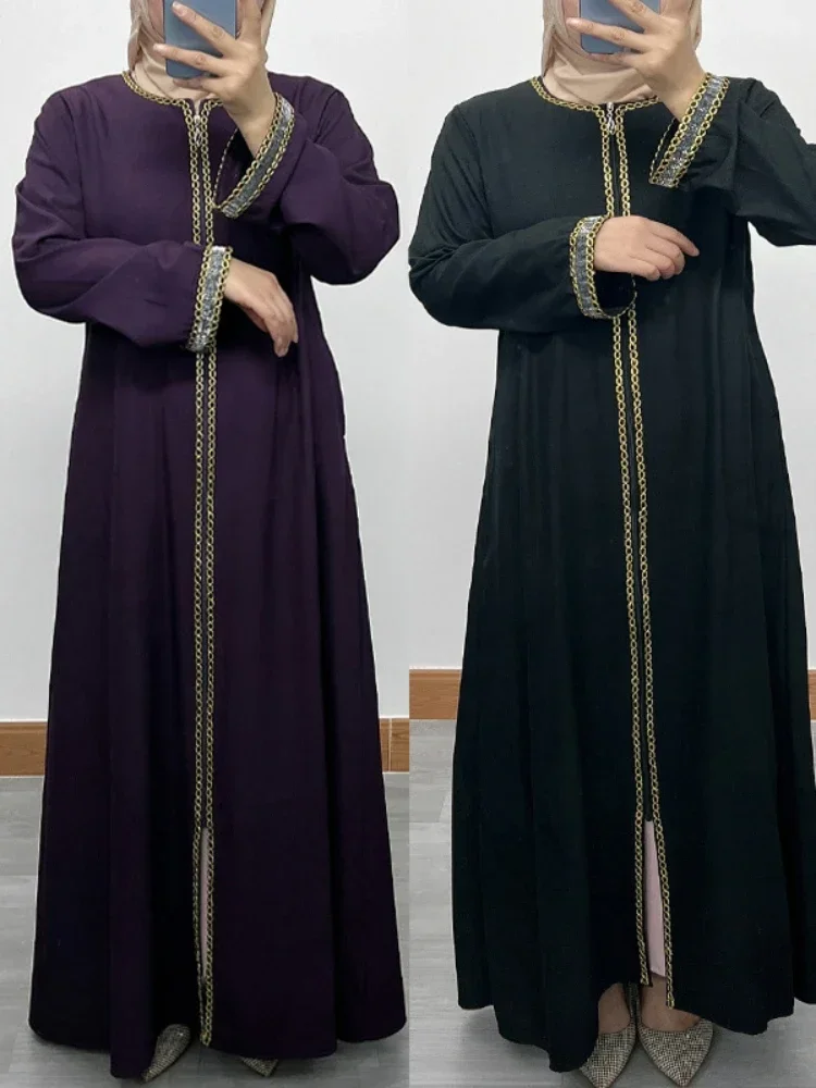 Beaded Arab  Lace Up Cardigan Robe