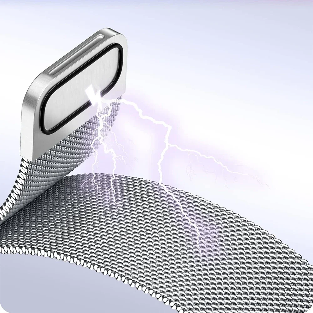 Milanese Loop Bracelet with No Gaps for Smartwatches – Elegant 20mm Band