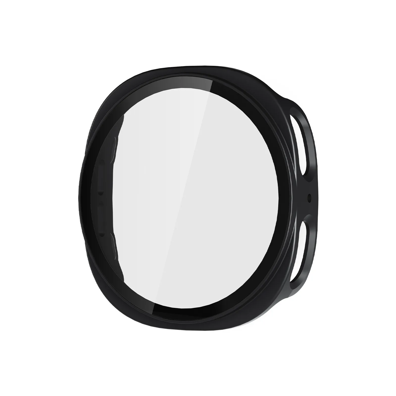 Shockproof PC Bumper Case with Tempered Glass Screen Protector