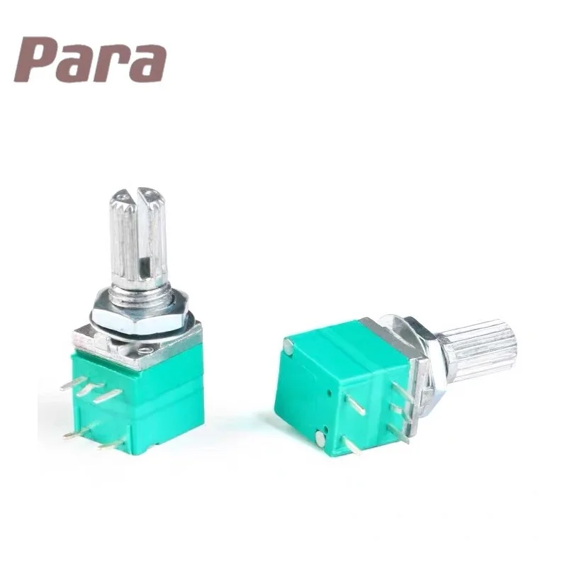 5PCS RV097NS 5PIN B5K B10K B20K B50K B100K B500K 5K 10K 50K 100K with A Switch Audio Shaft 15mm Amplifier Sealing Potentiometer