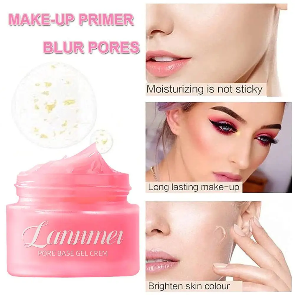 Pore Base Gel Cream Invisible Pore Face Primer Makeup Base Make Smooth Up Cosmetics Lines Oil-control Matte Fine Cream H7V1