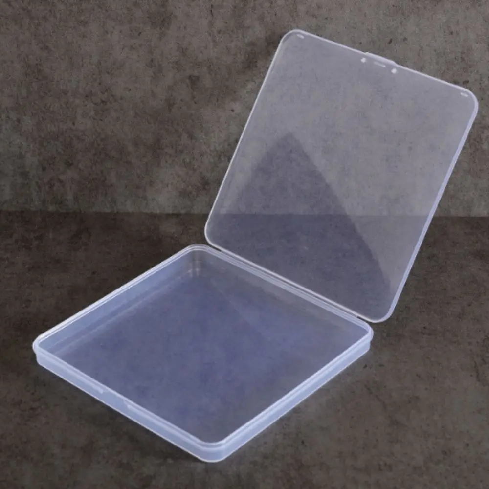 플라스틱 소재 미니 보관함 사각형 모양 플라스틱 보관함 방진 디자인 투명 디자인