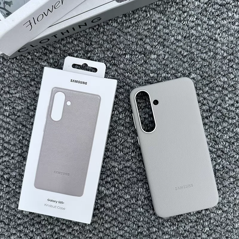 Luxury Leather Back Cover with All-Inclusive Lens Protection for Samsung Galaxy S25 Series