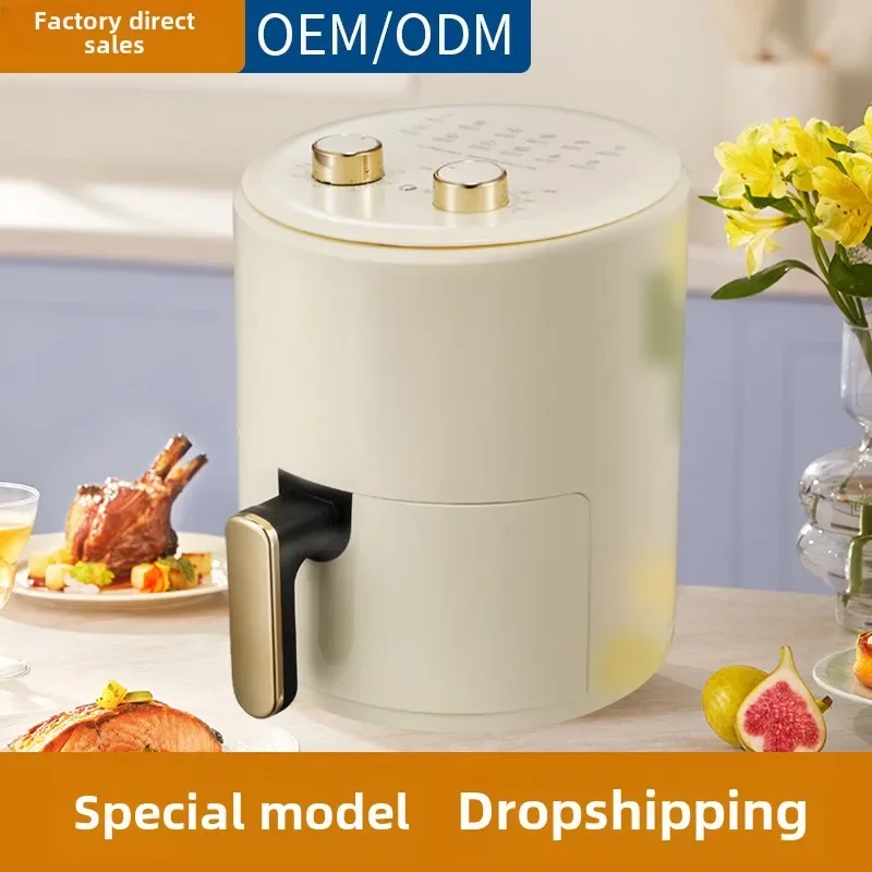 Air fryer household smoke-free 6L large-capacity fryer machine automatic chicken wing French fries machine